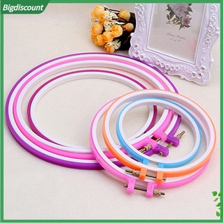 <BIG> Vòng khung thêu điều chỉnh linh hoạt bằng nhựa nhiều kích cỡ