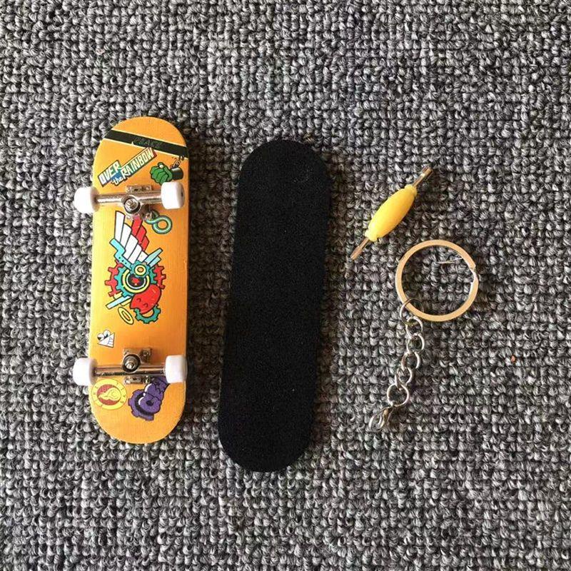 Bánh Xe Ván Trượt Ngón Tay Mini Bằng Gỗ Phong Có Vòng Bi Không Giới Hạn