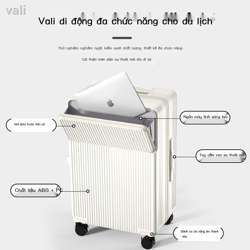 Vali Khung nhôm dành cho nam nữ có bánh xe dễ dàng di chuyển bất cứ nơi nào 20 Inch