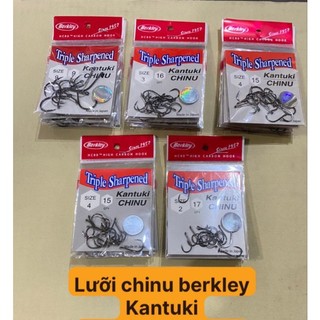 1 bọc lưỡi câu chinu đỏ kantuki berkley size 1.2.3.4.5.6