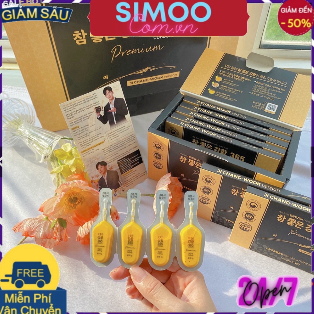 [CHÍNH HÃNG] [Ji Chang Wook Version] Tinh chất Nano Curcumin 365 Premium korea