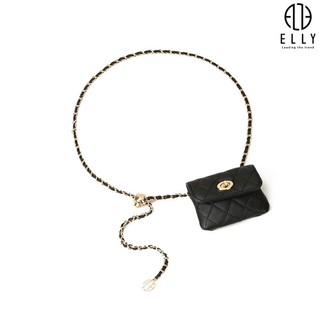 [Deal sang chảnh]  Dây lưng nữ cao cấp da thật ELLY – ED65