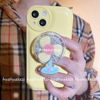 Ốp Điện Thoại Mềm In Hình Quạt Nhỏ Dễ Thương Cho Iphone 11 / 12 / 13 / Ipo 14promax XR