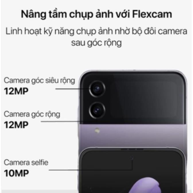 Điện thoại Samsung Z Flip4 bộ nhớ 256GB - Chính hãng giá rẻ Full Màu - Bảo hành 1 đổi 1 trong 12 tháng FW2