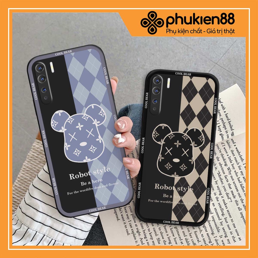 Ốp lưng TPU Oppo Reno3 / Reno3 Pro / Reno 3 gấu bear dễ thương thời trang, ốp silicon TPU dẻo rẻ đẹp
