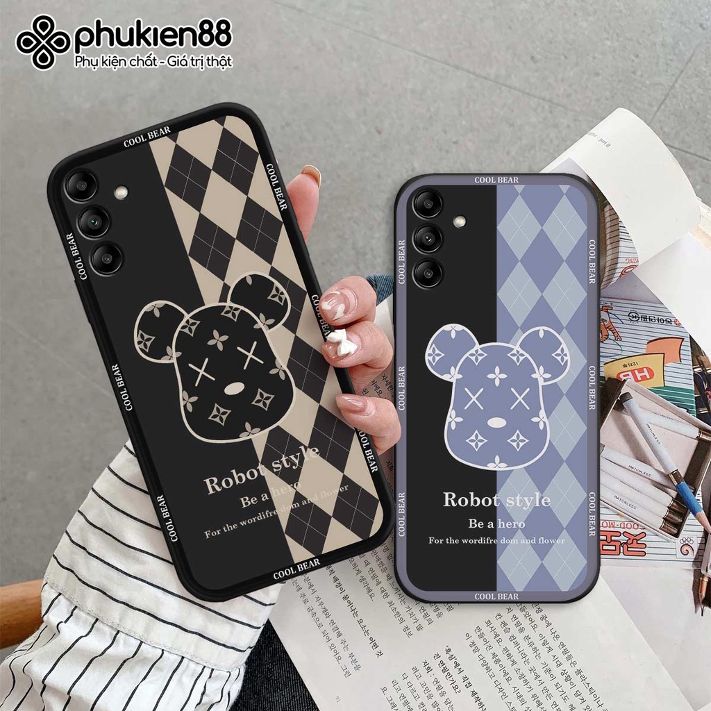Ốp lưng TPU Samsung M04 / M14 / M54 gấu bear dễ thương thời trang, ốp silicon TPU dẻo rẻ đẹp