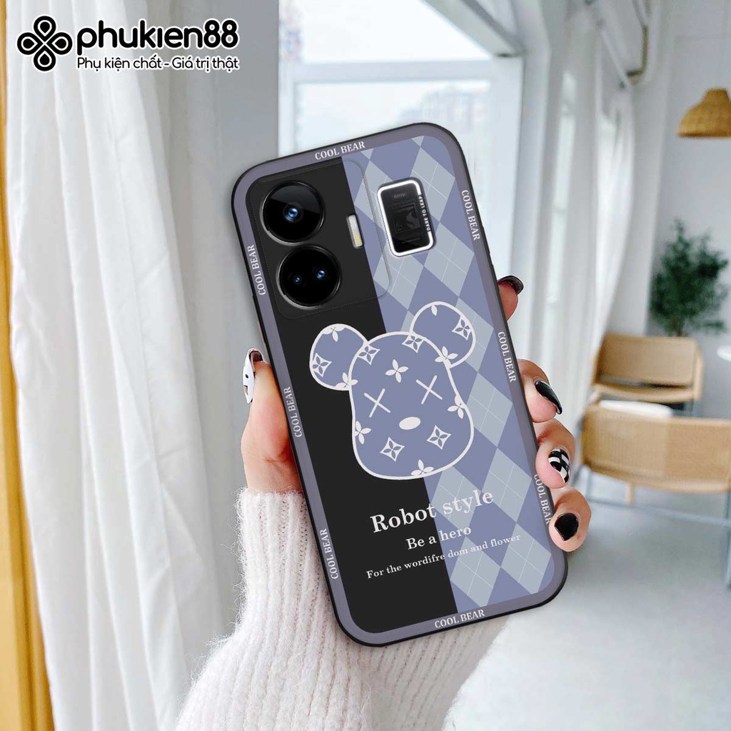 Ốp lưng TPU Realme GT Neo 5 / Neo5 SE gấu bear dễ thương thời trang, ốp silicon TPU dẻo rẻ đẹp