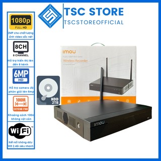 Đầu Ghi Hình Camera IMOU WIFI 8 Kênh NVR1108HS-W-S2 | TSC STORE - tscstoreofficial