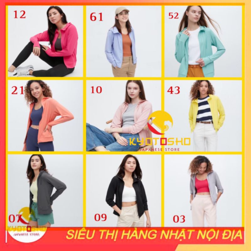 Áo chống nắng Uni Nhật 2023 (HÀNG CHÍNH HÃNG)