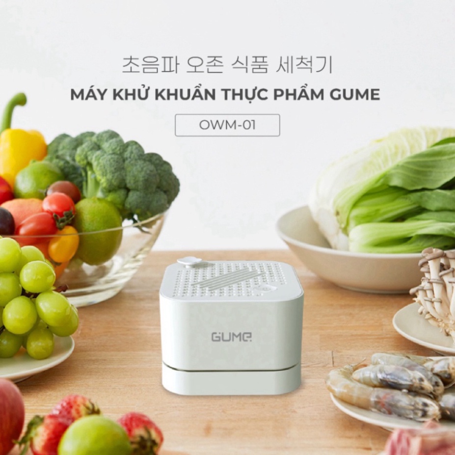 Máy Khử Khuẩn Thực Phẩm Gume Hàng Chính Hãng Hàn Quốc Bảo Hành 12 Tháng - Korean.Mart