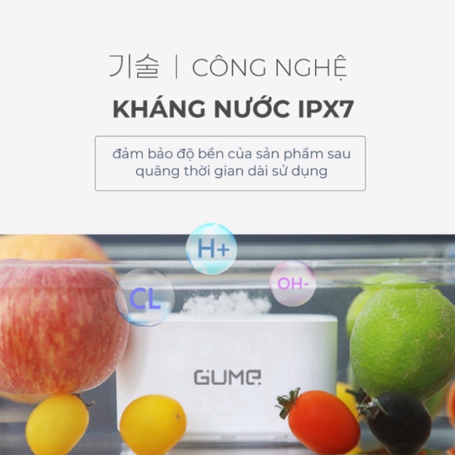 Máy Khử Khuẩn Thực Phẩm Gume Hàng Chính Hãng Hàn Quốc Bảo Hành 12 Tháng - Korean.Mart