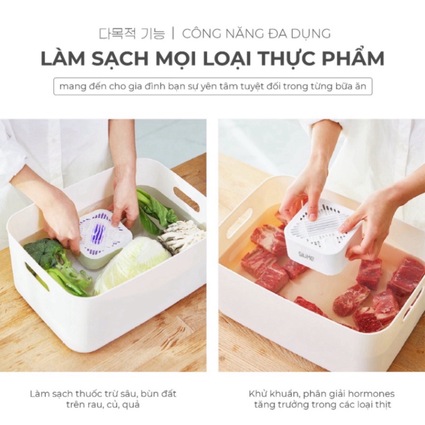 Máy Khử Khuẩn Thực Phẩm Gume Hàng Chính Hãng Hàn Quốc Bảo Hành 12 Tháng - Korean.Mart