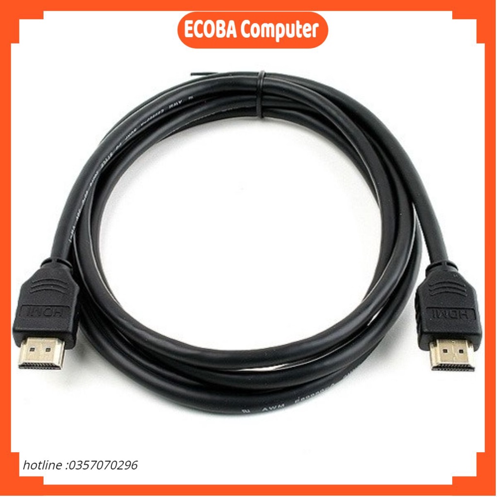 Dây HDMI 7.0 dài 1.5M ,3M ,5M ,10m loại tốt chống nhiễu độ nét cực cao ECOBA