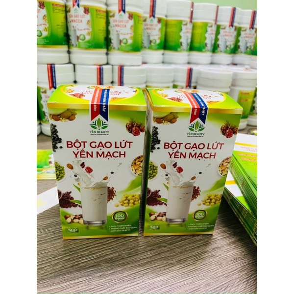 sữa bột gạo lứt yến mạch beauty