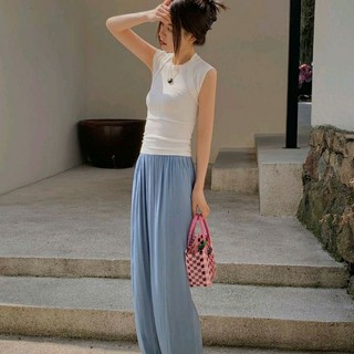 Quần ống rộng ly cạp chun siêu xinh