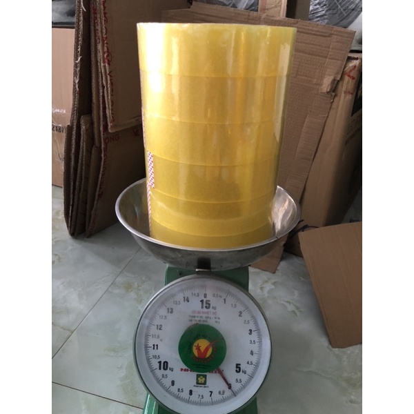 Băng dính 1kg lõi nhựa siêu mỏng 2.4mm