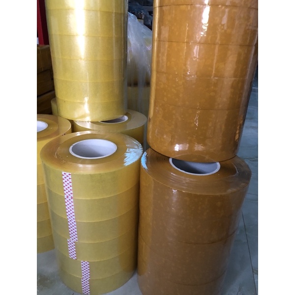 Băng dính 1kg lõi nhựa siêu mỏng 2.4mm