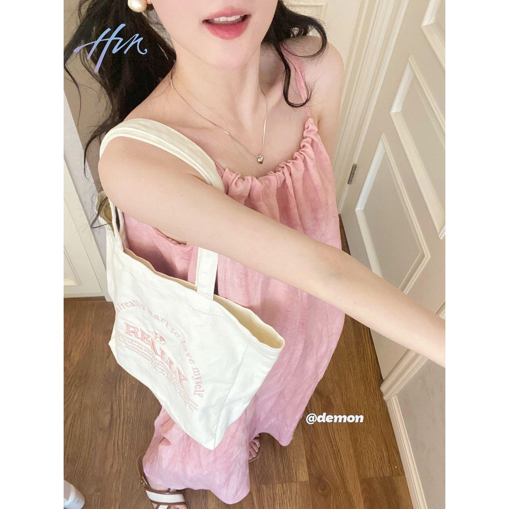 Đầm Dài Dáng Chữ a Hai Dây Xếp Ly Phong Cách Thời Trang Mùa Hè Nhẹ Nhàng Dành Cho Nữ