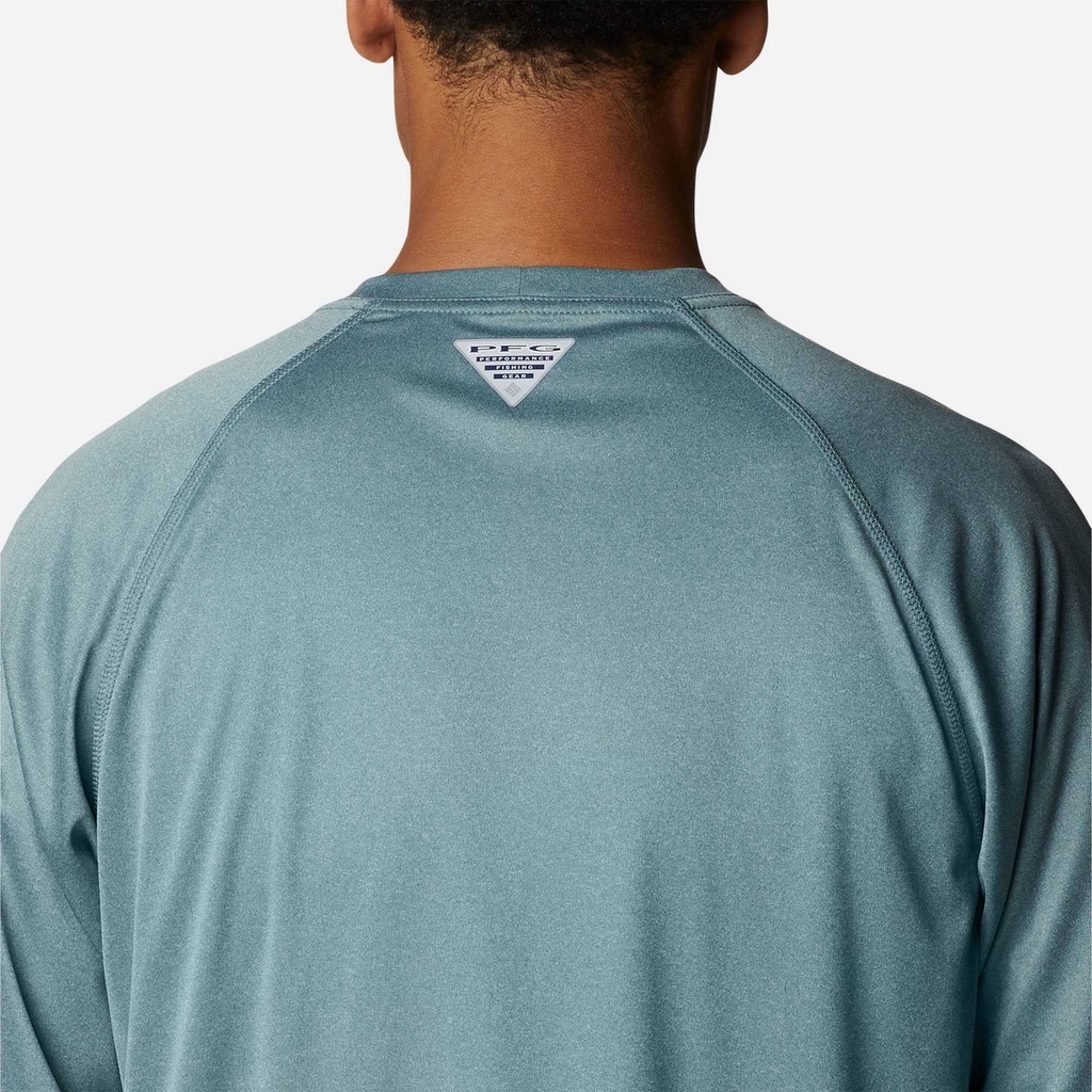 Áo thun dài tay chống nắng nam Columbia Terminal Tackle™ Heather - 1709421385