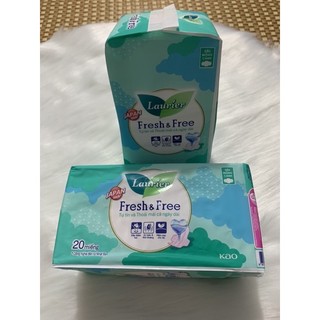 Băng vệ sinh Fresh&Free Laurier 20 miếng (mỏng cánh)