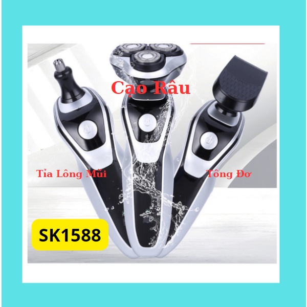 Máy Cạo Râu Đa Năng 3 trong 1 SK1588_ Tuấn Phò Mã 36