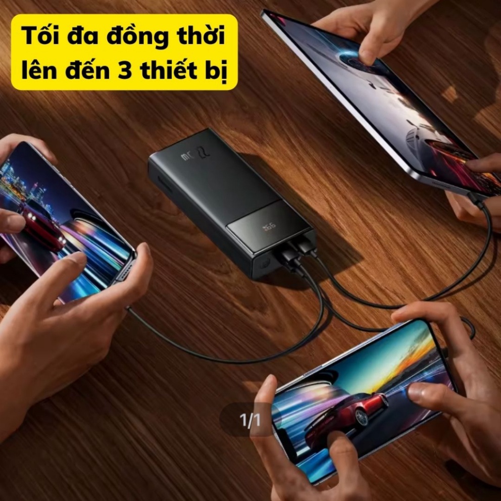 💥XẢ HÀNG💥 Pin Sạc Dự Phòng Baseus Star-Lord 20000mah 22.5W hỗ trợ sạc nhanh Power Delivery cho IP X/14 Pro Max