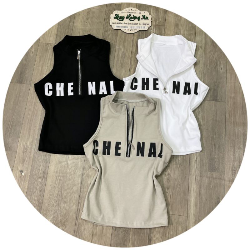 Áo 3 lỗ nữ khóa kéo hottrend kèm video, chất thun thái co giãn 4 chiều.from 36-53 ký vừa X040075A