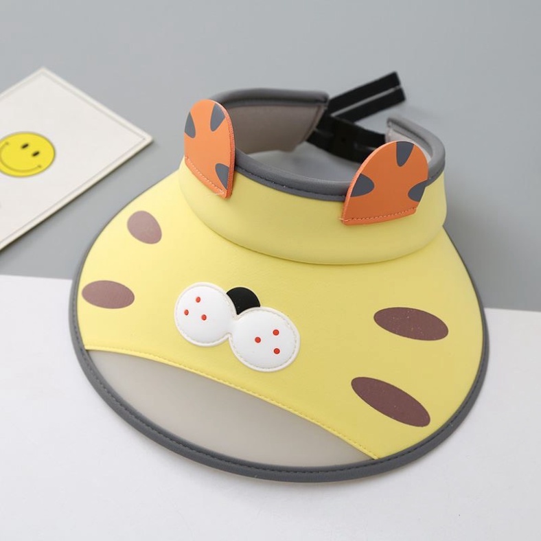 Từ 2 đến 12 tuổi,mũ chống nắng nửa đầu cho bé trai và gái hình các con vật 2 tai xinh xắn