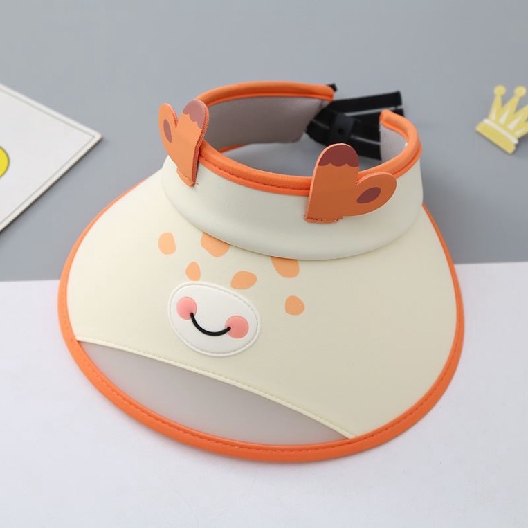 Từ 2 đến 12 tuổi,mũ chống nắng nửa đầu cho bé trai và gái hình các con vật 2 tai xinh xắn