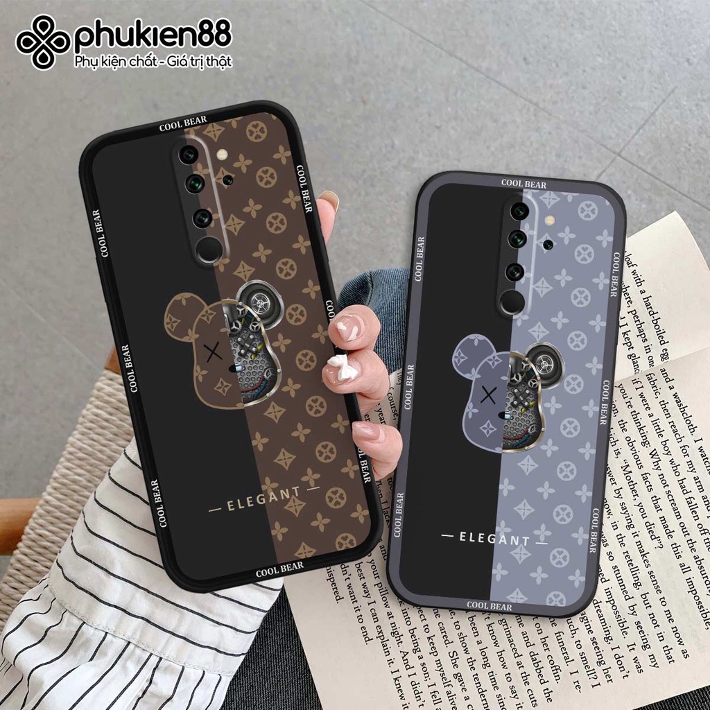 Ốp lưng TPU Xiaomi Redmi Note 8 / Note 8 Pro bearbrick robot cao cấp, ốp silicon TPU dẻo rẻ đẹp