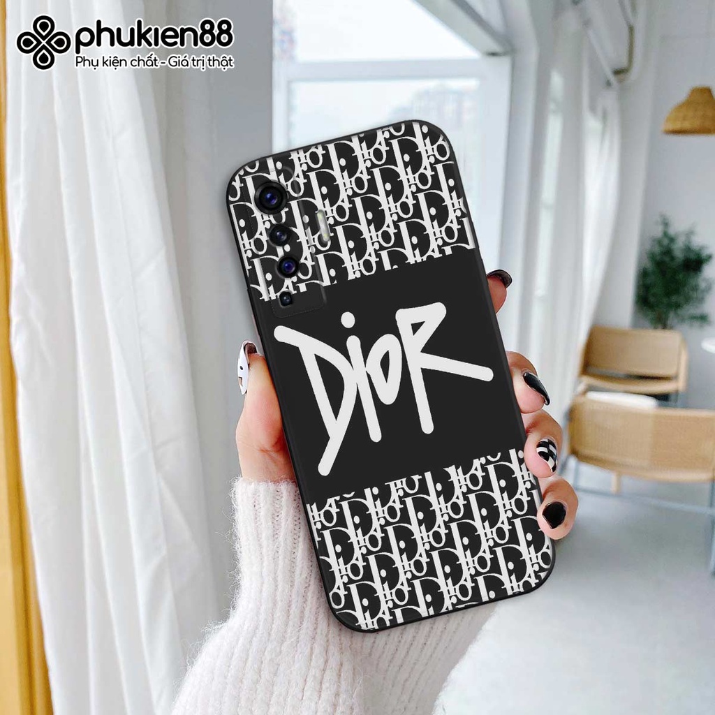 Ốp lưng TPU Vivo X50 4G 5G / X50 Pro thời trang GUC.CI DI.OR, ốp silicon TPU dẻo rẻ đẹp