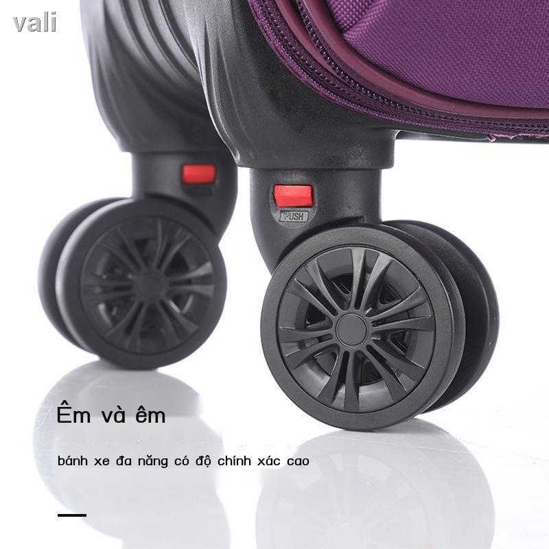 Vali công suất lớn cho nữ mạnh mẽ và bền chắc và bền cho nam vải Oxford bánh xe đa năng vali mật khẩu vali 28 inch