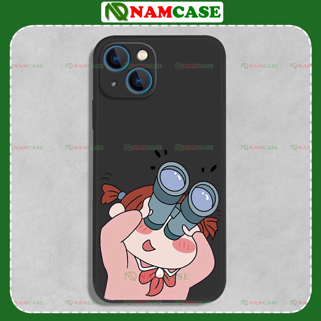 Ốp lưng iphone Shin Cậu bé bút chì cặp đôi hoạt hình cute ngộ nghĩnh dễ thương ip 6/6s/7/8/X/XS/11/12/13/14 Pro Plus max