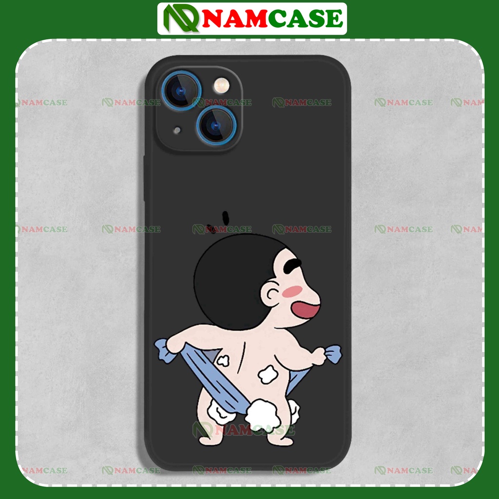 Ốp lưng iphone Shin Cậu bé bút chì cặp đôi hoạt hình cute ngộ nghĩnh dễ thương ip 6/6s/7/8/X/XS/11/12/13/14 Pro Plus max