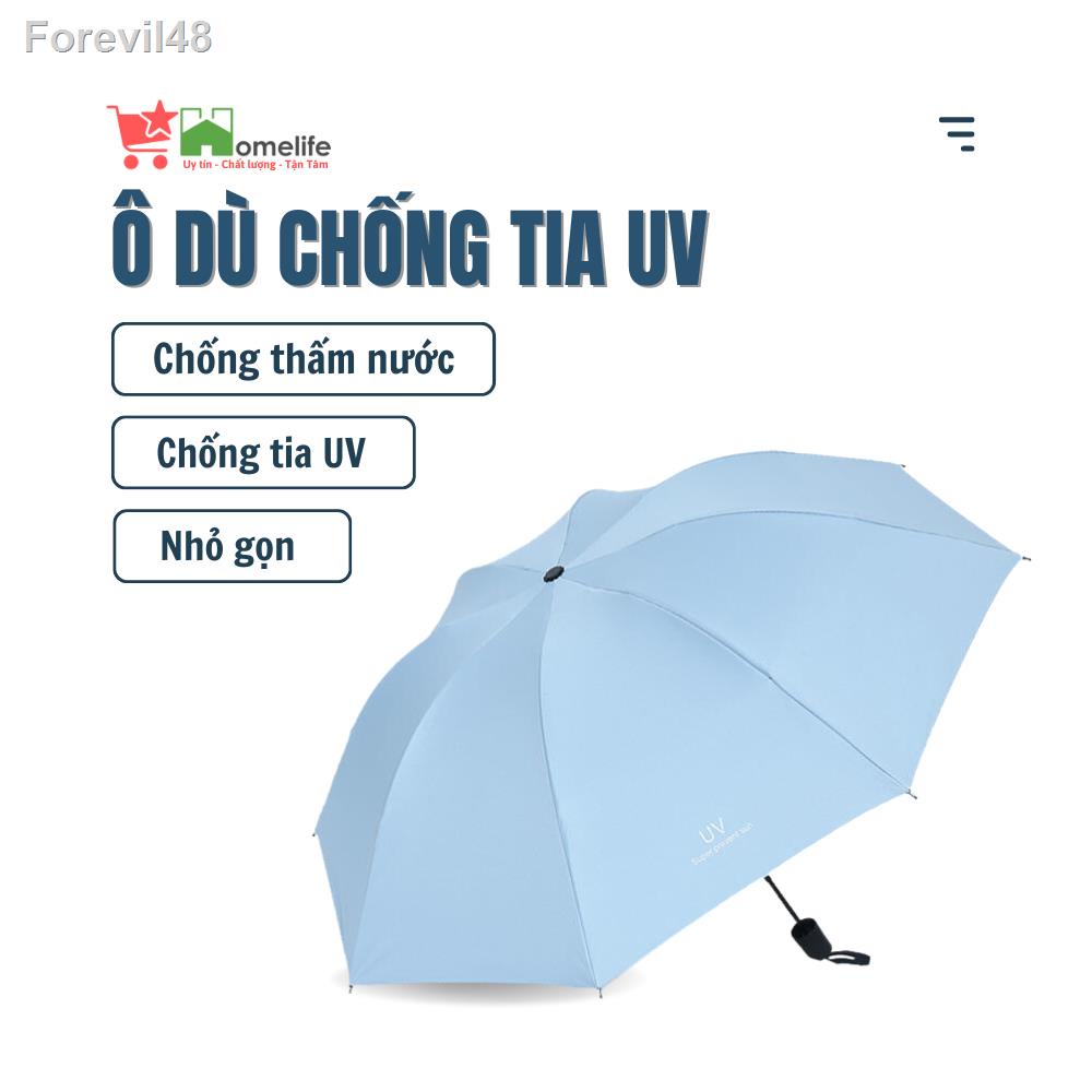 Ô Dù Che Mưa Nắn Gấp Gọn Tự động Bật mở, Chống Tia UV Che mưa Che Nắng Ngoài Trời Cầm Tay Tự Động Cao Cấp