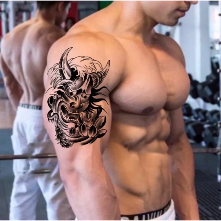 Hình Xăm Dán Tạm Thời Quỷ Chém 11cm X 18cm Chống Thấm Nước 15 Ngày Hot Trend 2023