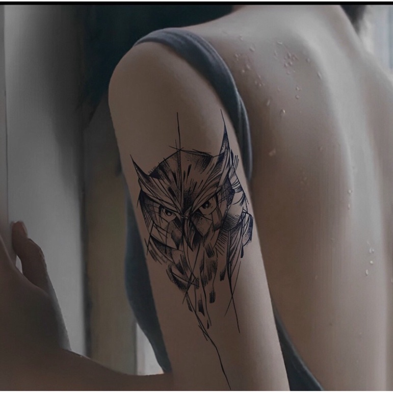 Hình Xăm Dán Tạm Thời Quỷ Chém 11cm X 18cm Chống Thấm Nước 15 Ngày Hot Trend 2023