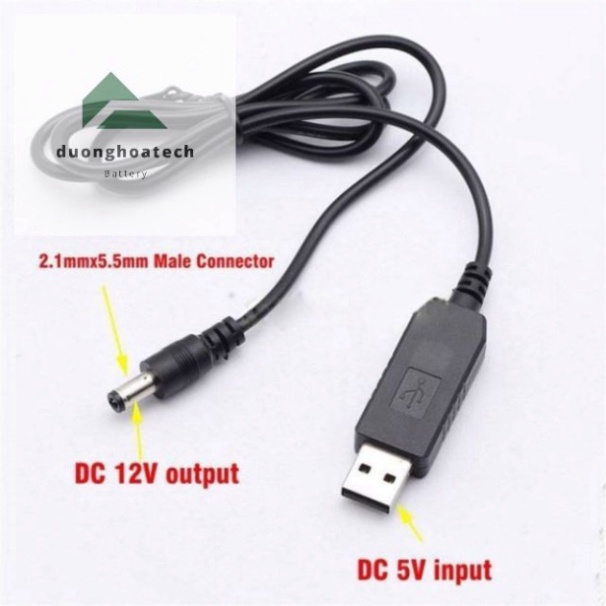 Dây Nguồn USB 5V Ra 12V