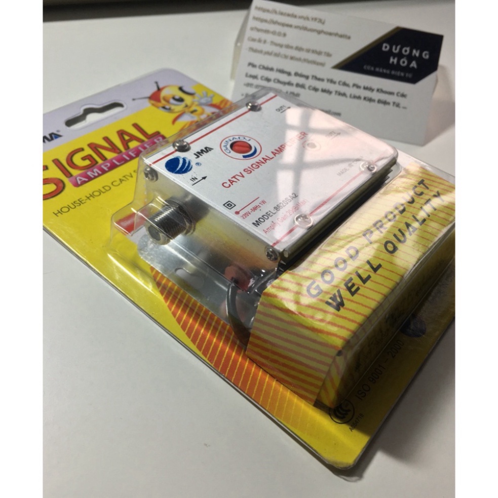 Bộ Chia Khuếch Đại Sóng Truyền Hình Cáp 1 Ra 2 JMA