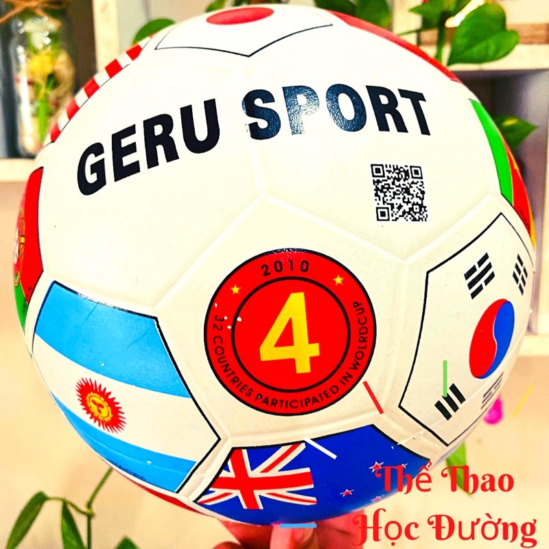 Bóng Đá Prostar cao su - Banh đúc cao su số 4 Chính hãng , Tặng kim bơm , Túi lưới bongda