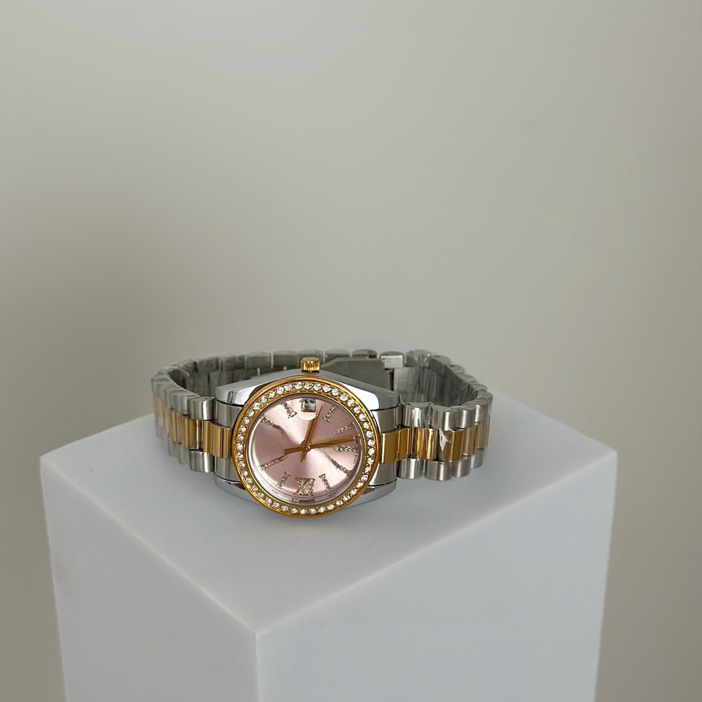 Đồng hồ nam nữ dây kim loại TB242 chống nước bảo hành