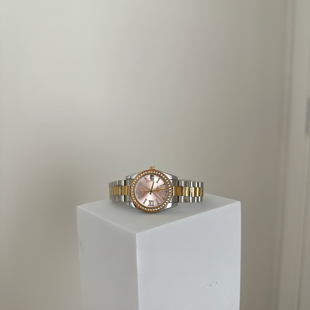 Đồng hồ nam nữ dây kim loại TB242 chống nước bảo hành