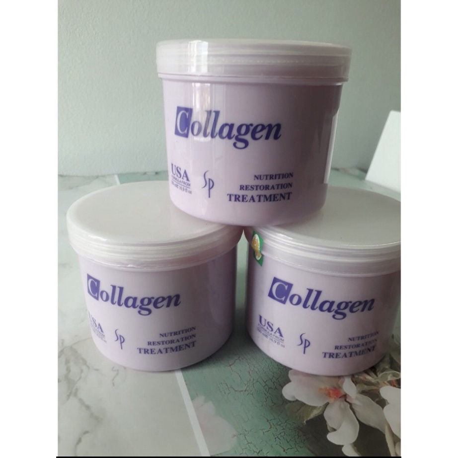 Hấp dầu phục hồi tiwan Collagen sp 500 ml loại 1