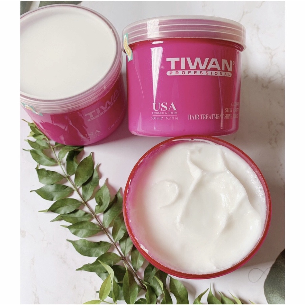 Hấp dầu collagen, phủ bóng siêu mượt TIWAN (màu hồng) loại 1