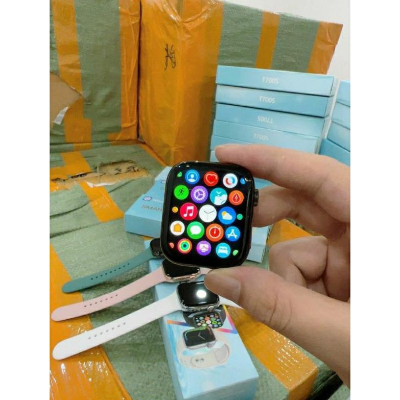 ĐỒNG HỒ TM thông minh T700s chơi được game , máy tính , màn hình chờ AOD , lịch ,  nghe gọi 2 chiều phiên bản mới nhất