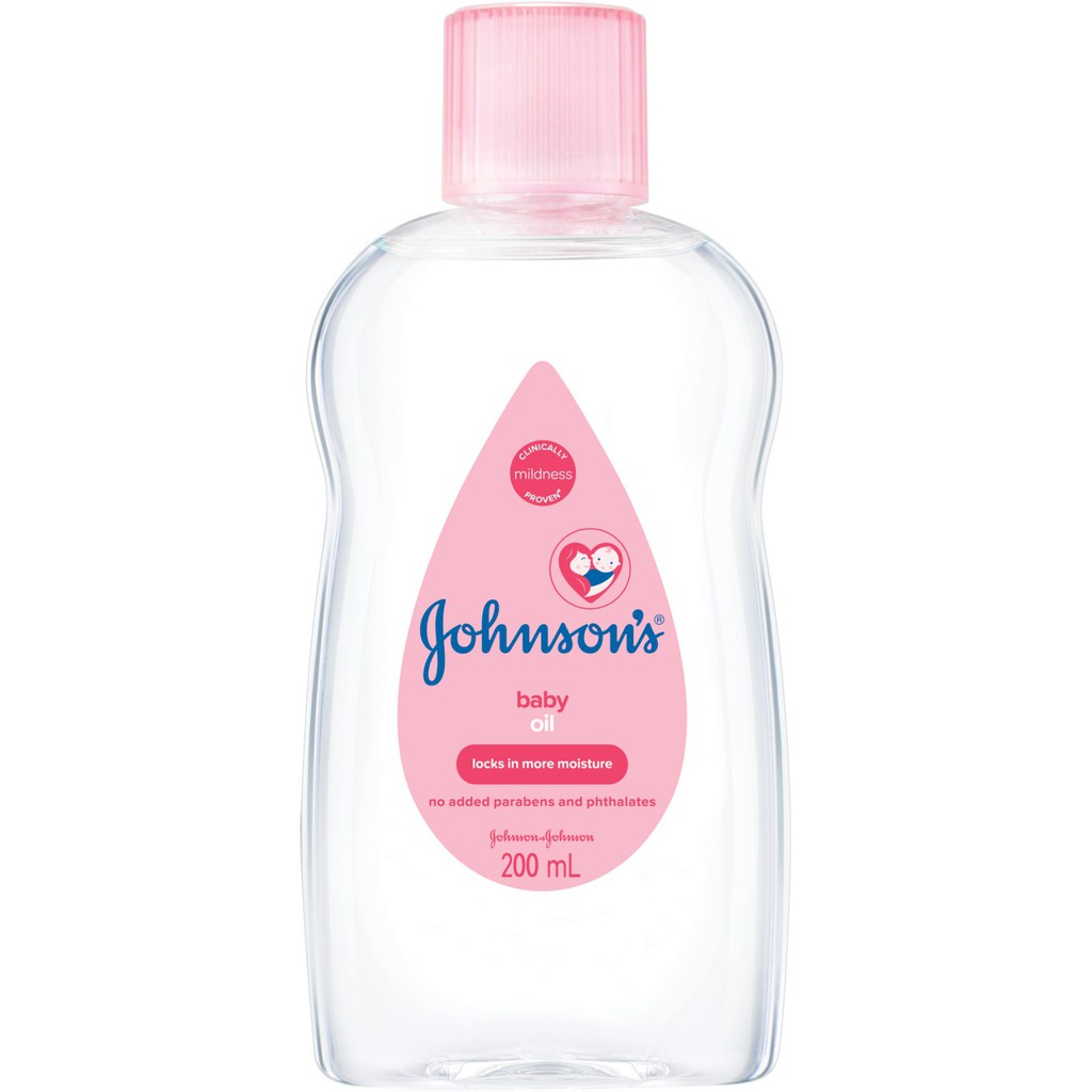 ✅  Dầu mát xa dưỡng ẩm cho bé Johnson's baby oil 50ml,125ml, 200ml