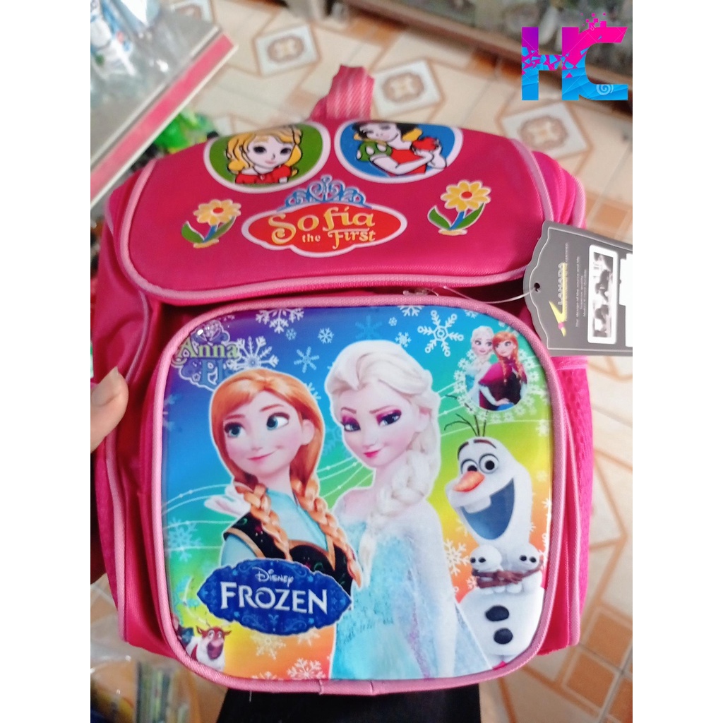 Balo Đi Học Chống Gù Cho Bé - Kèm dầu ăn các loại