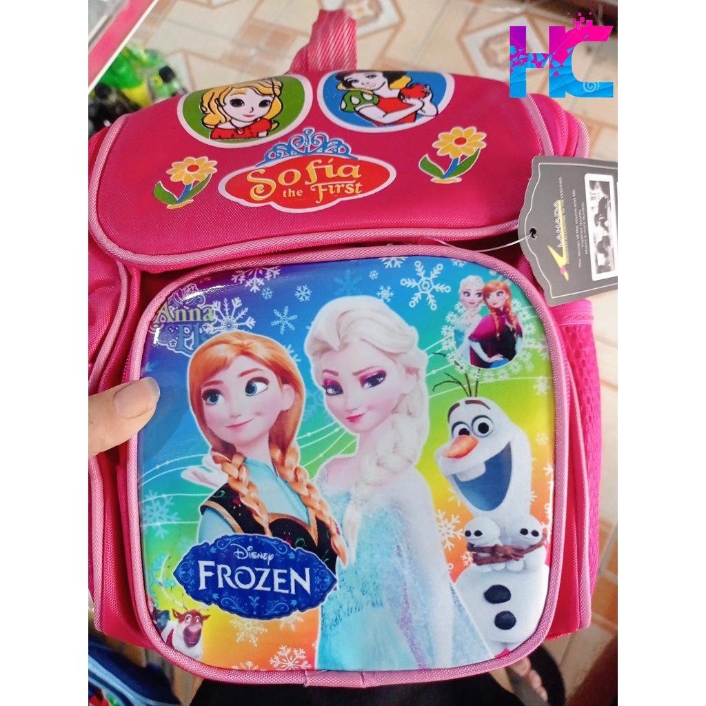 Balo Đi Học Chống Gù Cho Bé - Kèm dầu ăn các loại