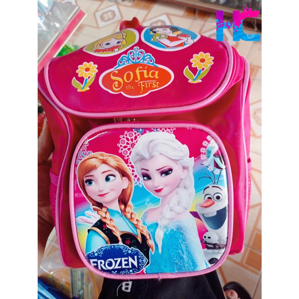 Balo Đi Học Chống Gù Cho Bé - Kèm dầu ăn các loại