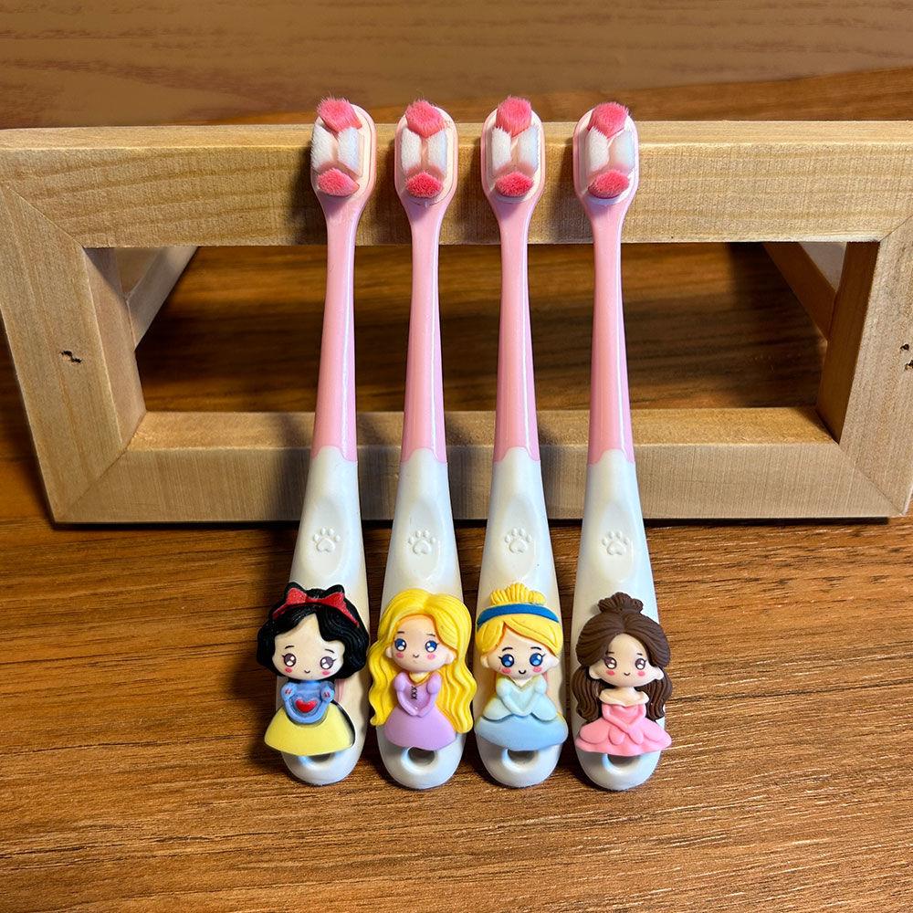 Bàn Chải Đánh Răng Lông Mềm Hình Pikachu Dễ Thương Cho Bé Từ 3-6 - 12 Tuổi